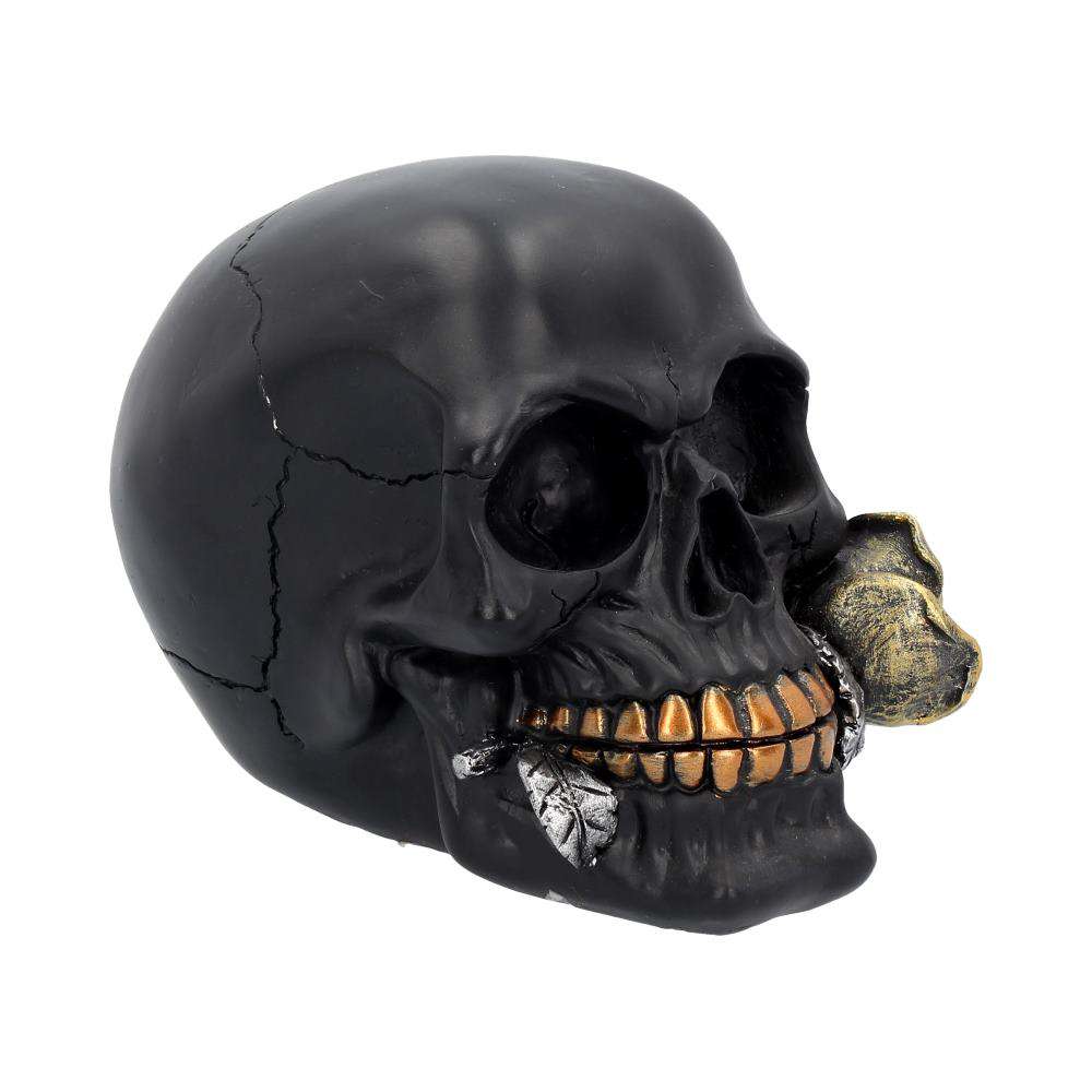 Skull Gothic Black Rose Figur nemesis now