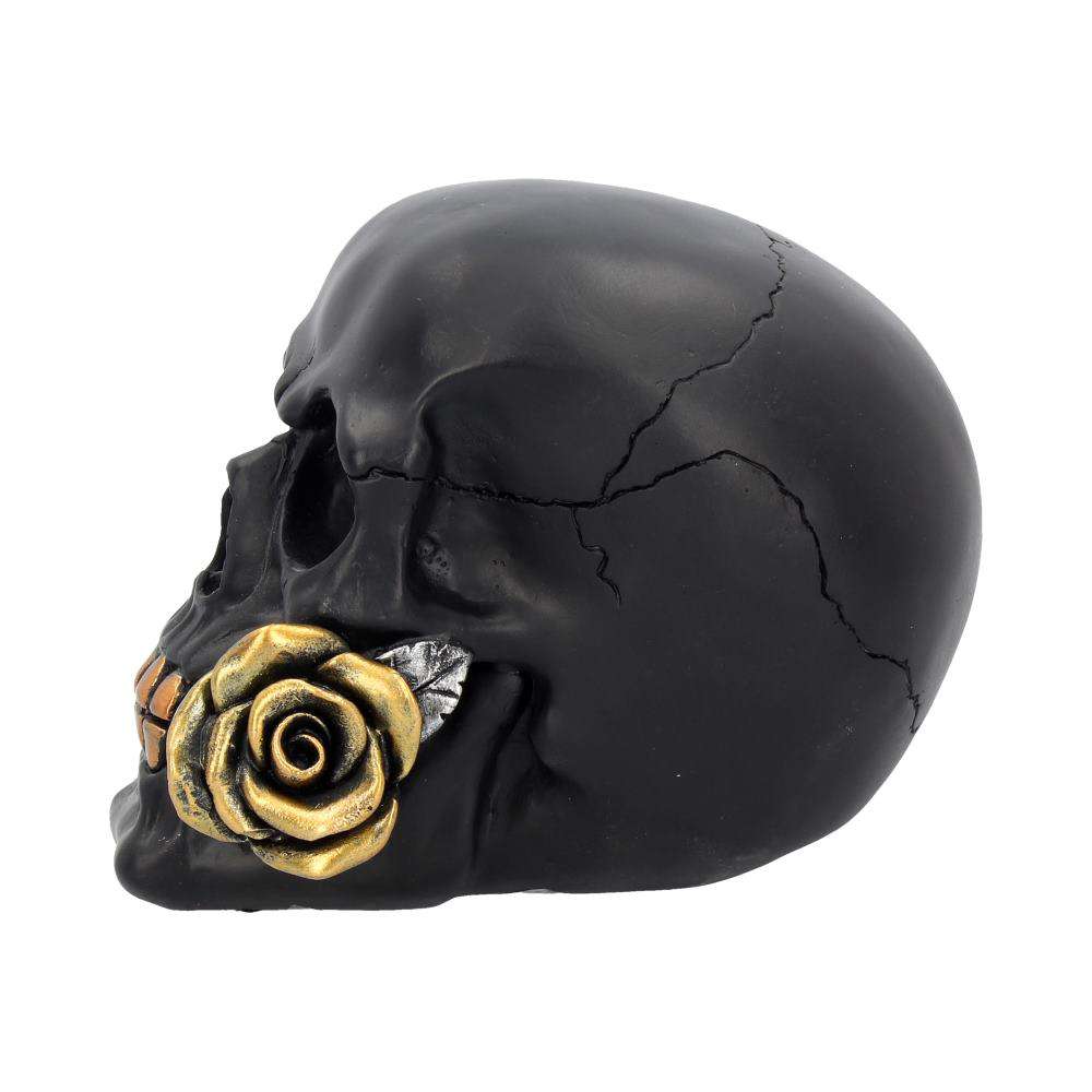 Skull Gothic Black Rose Figur nemesis now