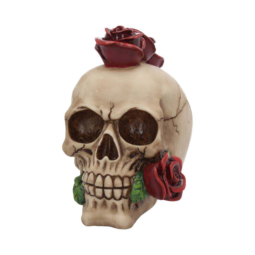 Skull Gothic Rosehawk – Unik och Eleganta Skulpturer nemesis now