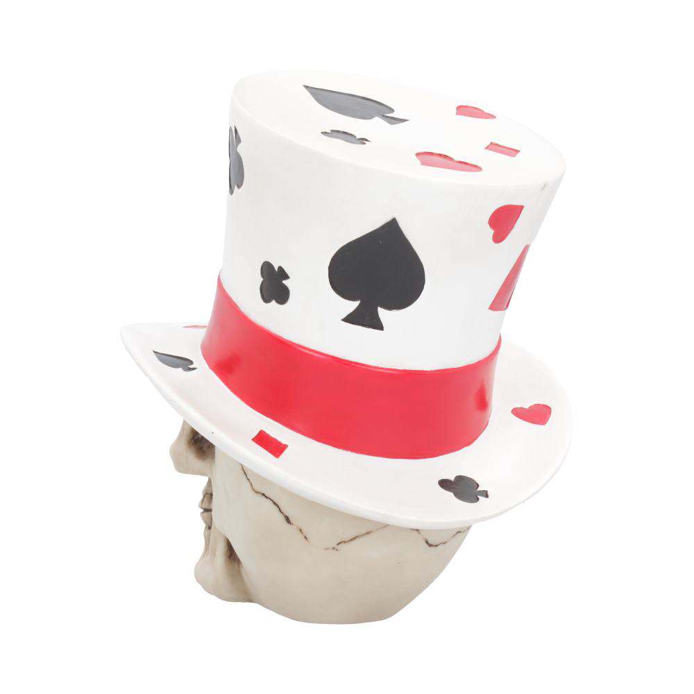 Skull med hatt - Casino Jack Lyckohatt nemesis now