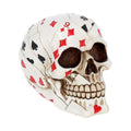Skull Ornament med Spelkort i Hand - Robotto