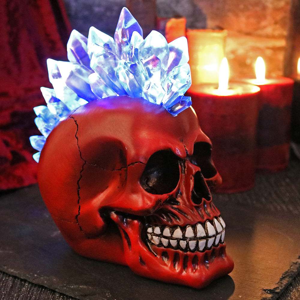Skull Crystal LED Hawk Red – Elegant Belysning med Styrka nemesis now
