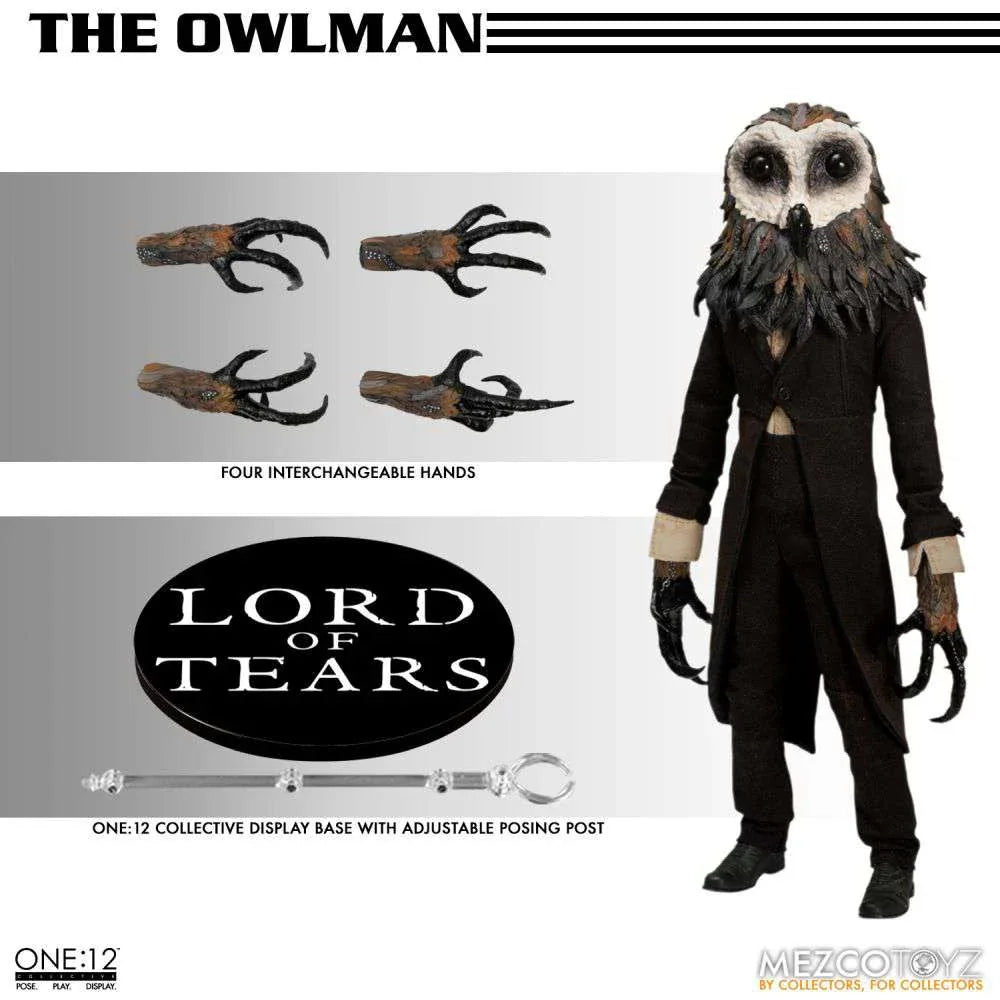 One:12 Collective The Owlman Figur - Robotto