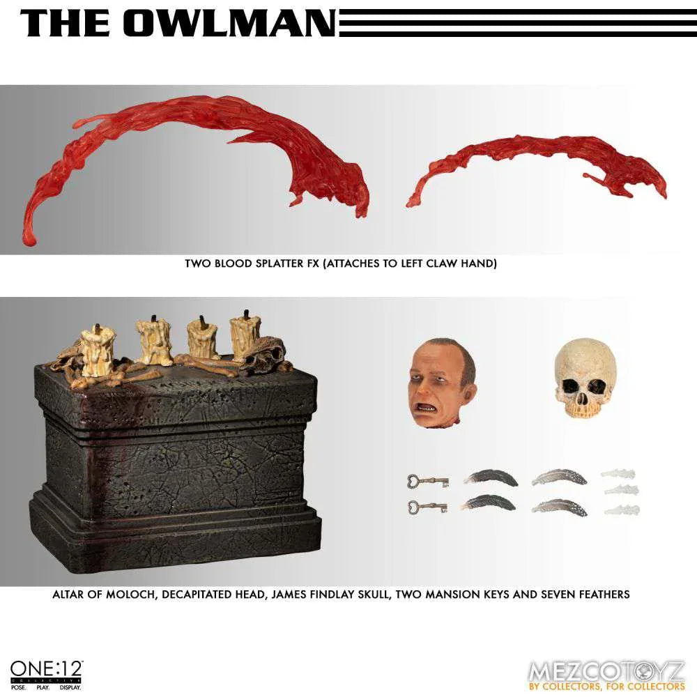 One:12 Collective The Owlman Figur - Robotto