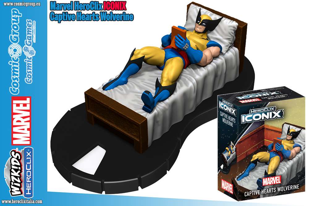 Mhc Captive Hearts Wolverine Iconix - En unik samlarfigur wizkids