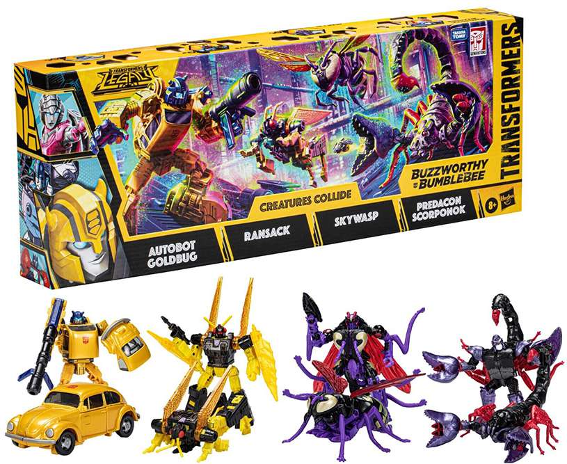 Transformers Creatures Collide 4-Pack hasbro