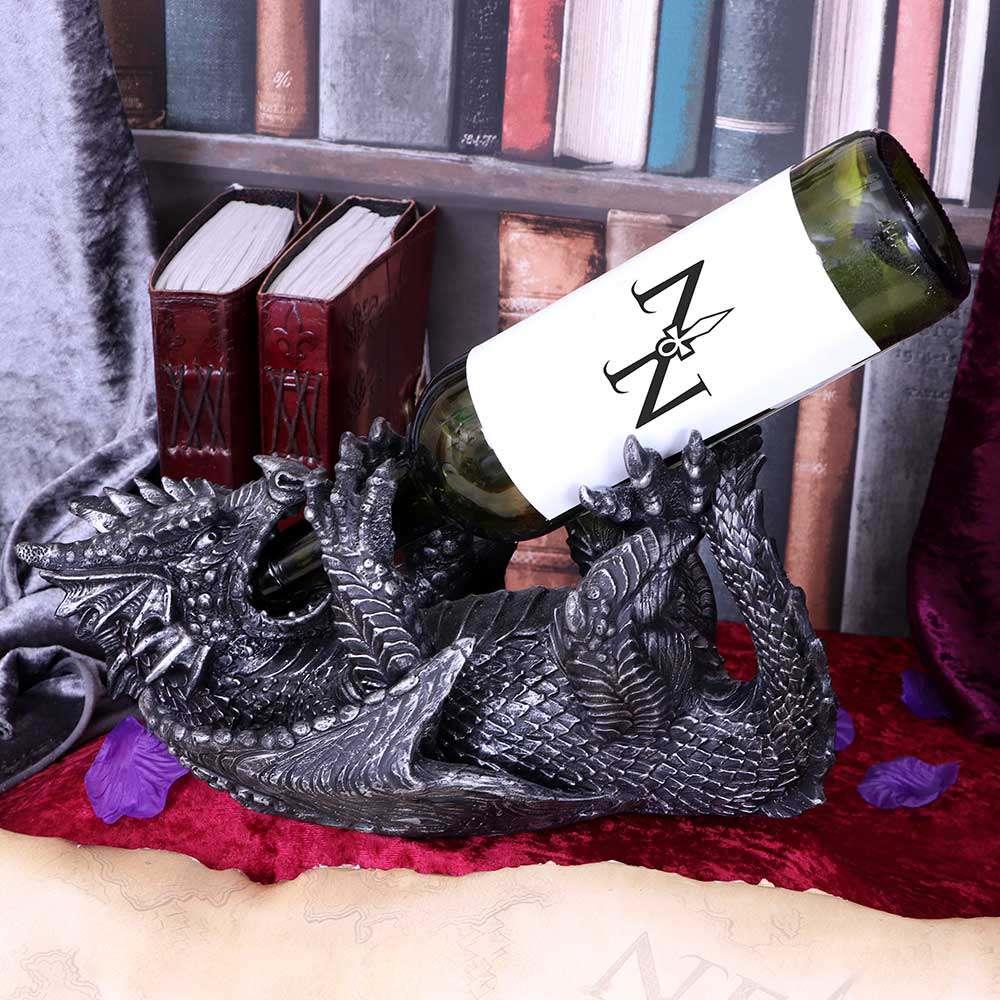 Guzzlers Metal Dragon Vinflaskhållare - Robotto