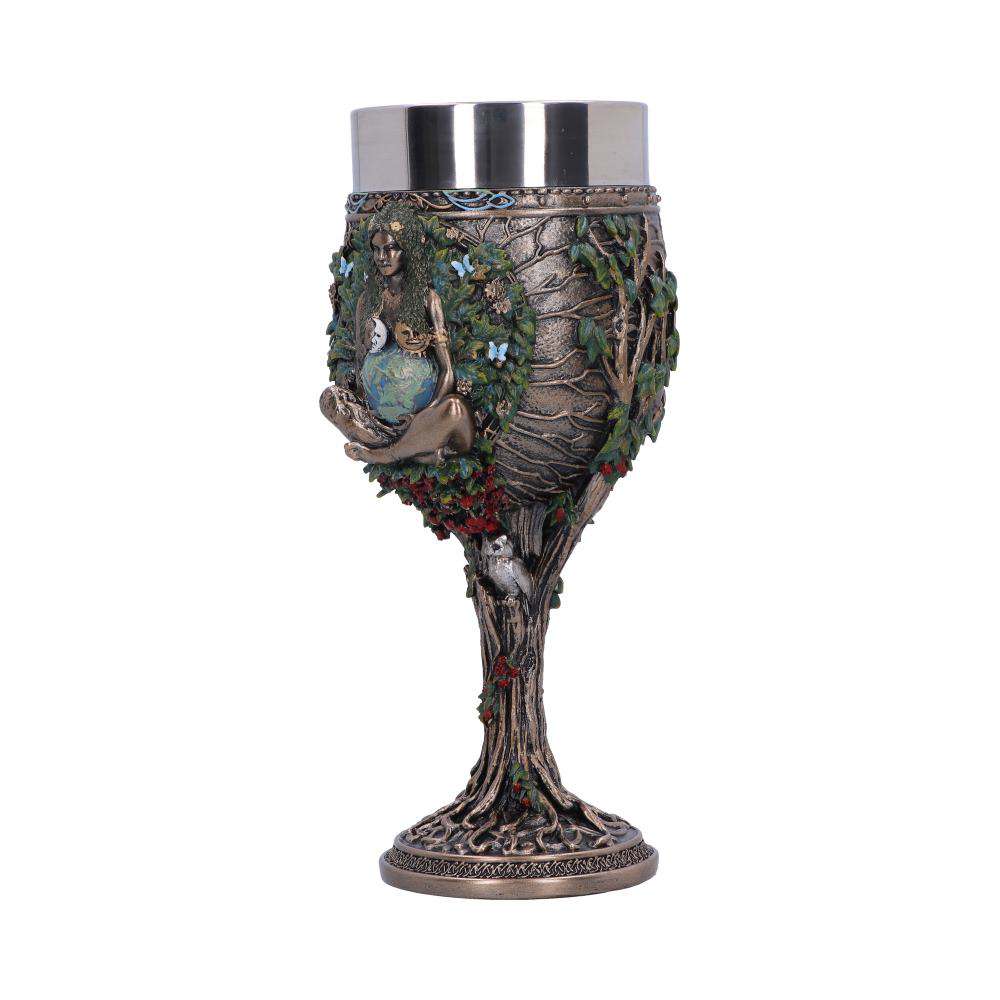 Bronze Mother Earth Goblet - Goth/Fantasy Dekoration nemesis now
