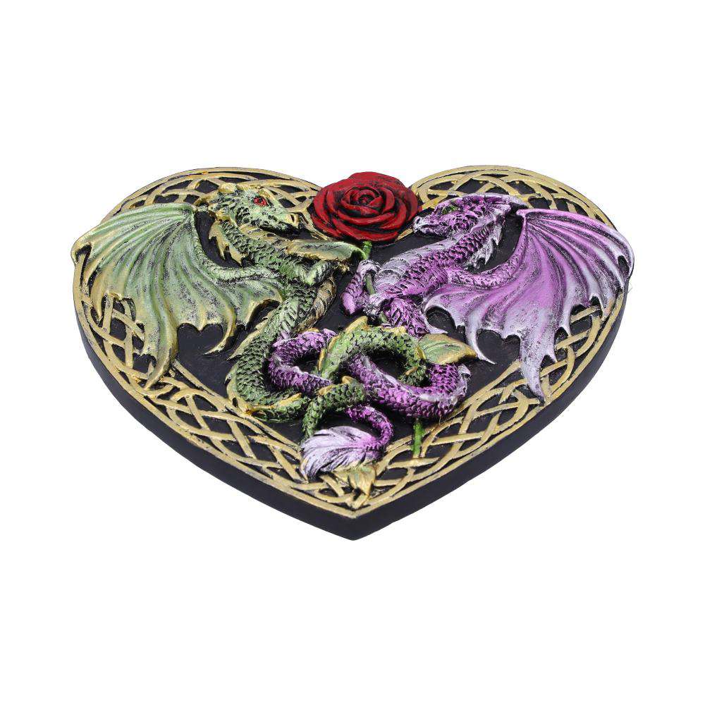 Dragon Love Heart Rökelsehållare nemesis now