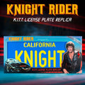 Knight Rider KITT Replika Registreringsskylt doctor collector
