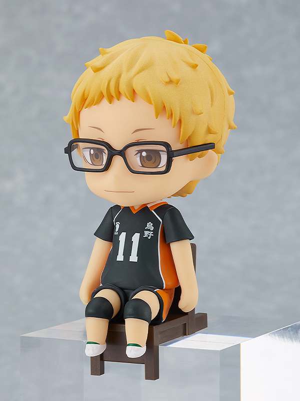 Haikyu!! Kei Tsukishima Nendoroid Swacchao orange rouge