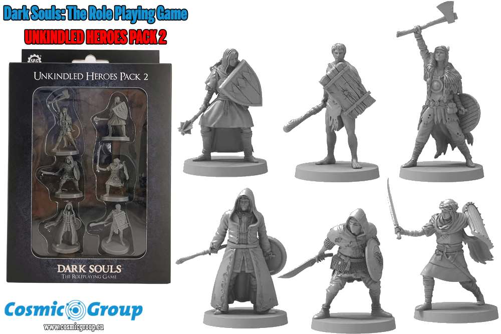 Dark Souls RPG Mini: Unkindled Heroes Pack 2 steamforged games
