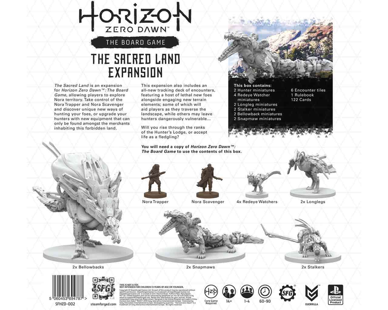 Horizon Zero Dawn: The Board Game - Sacred Land Expansion Set steamforged games