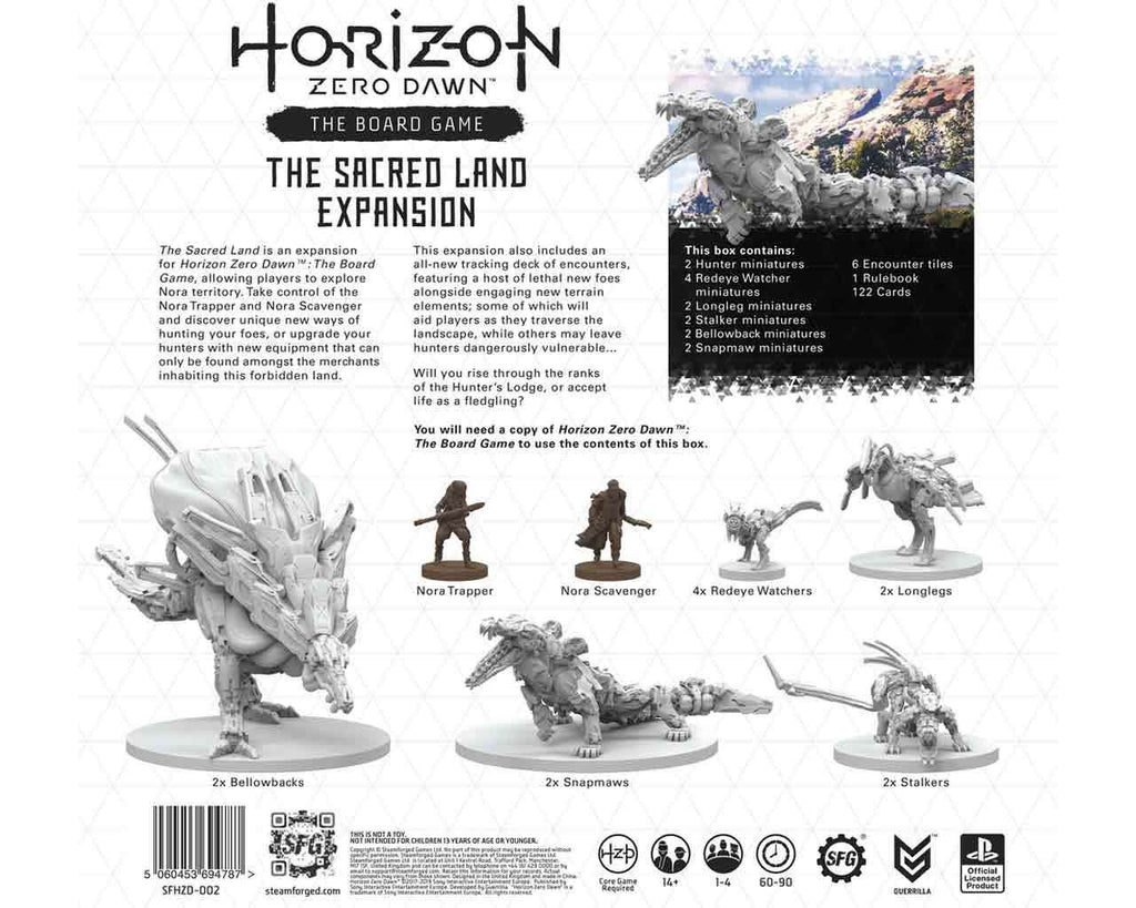 Horizon Zero Dawn: The Board Game - Sacred Land Expansion Set steamforged games