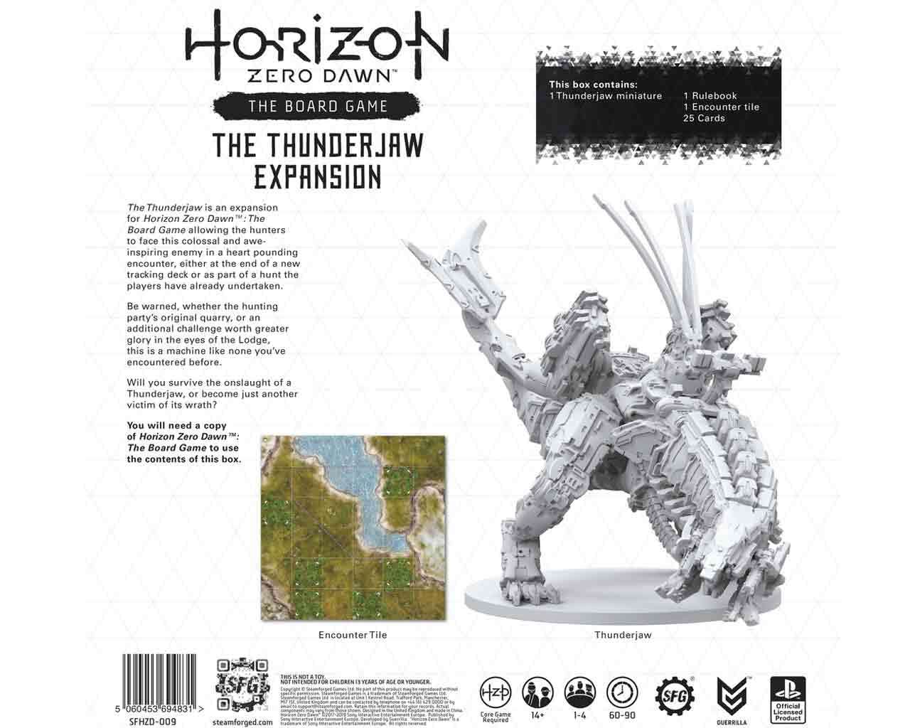 Horizon Zero Dawn Brädspel - Thunderjaw Expansion Set steamforged games