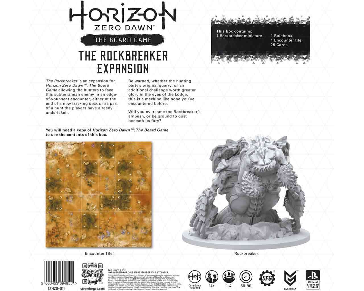 Horizon Zero Dawn: The Board Game - Rockbreaker Expansion Set steamforged games