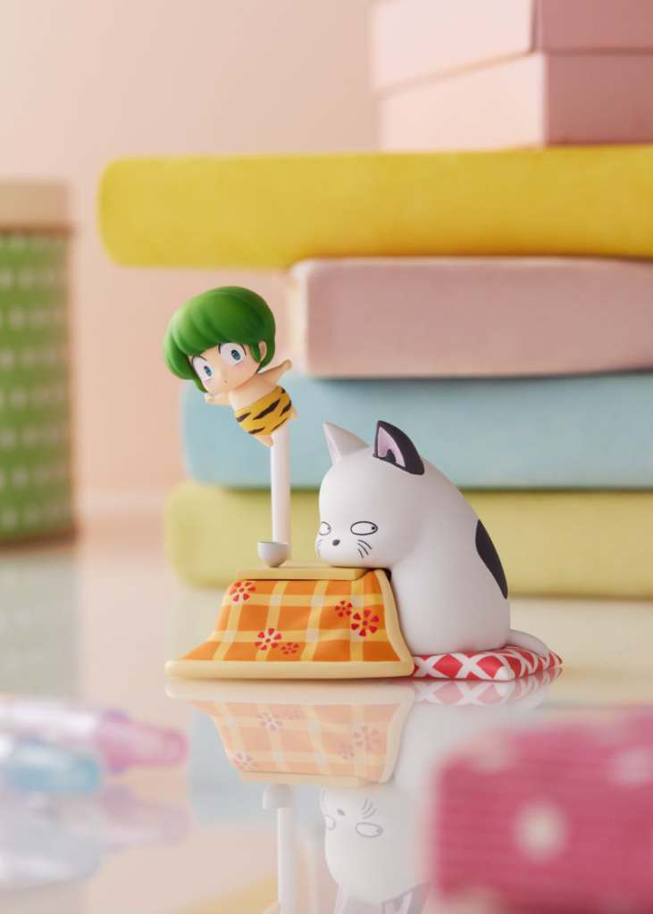 Urusei Yatsura Ten & Kotatsuneko Mini Figur plum