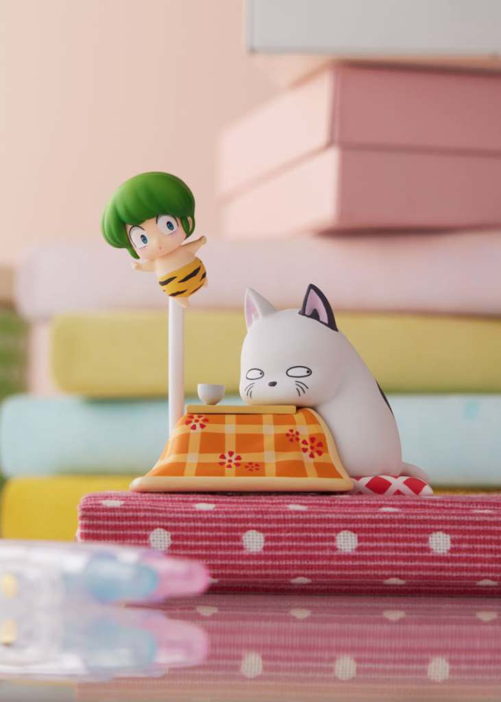 Urusei Yatsura Ten & Kotatsuneko Mini Figur plum