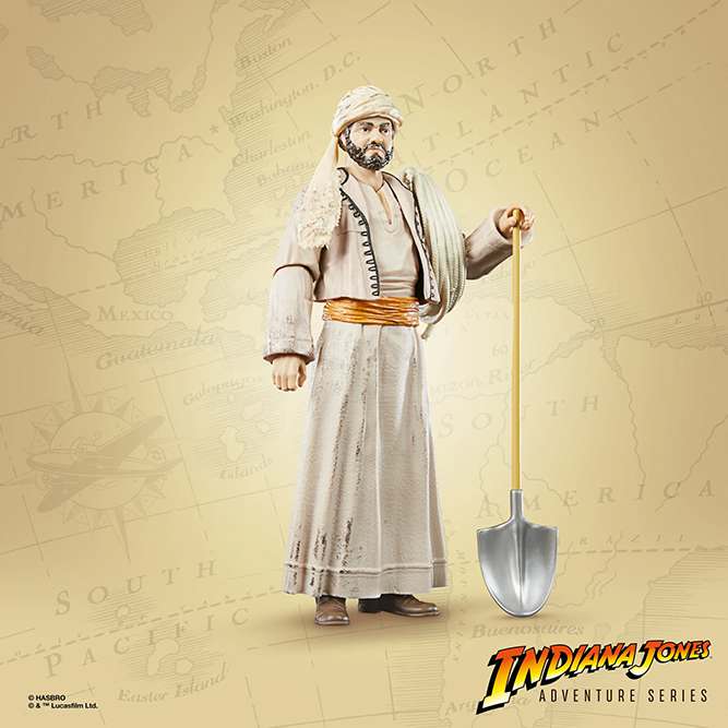 Indiana Jones Adventure Series Sallah Actionfigur hasbro