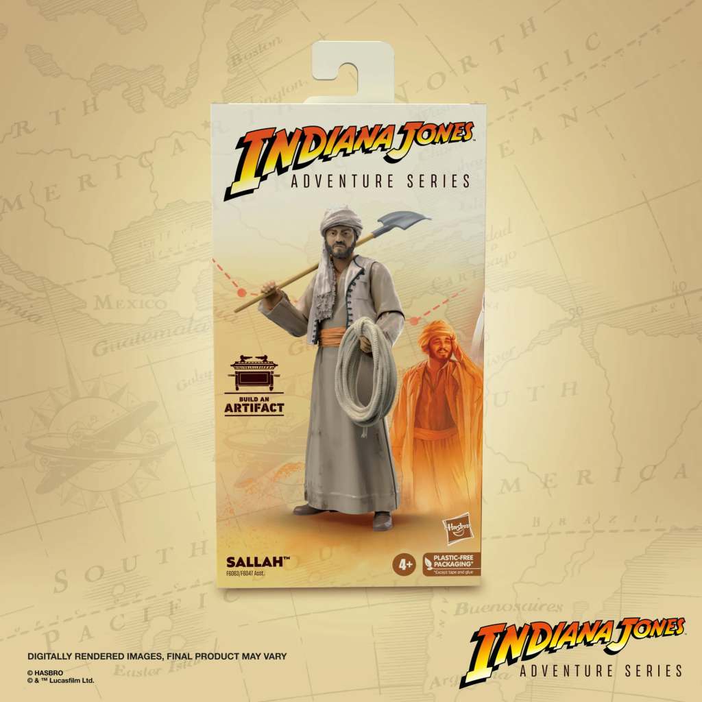 Indiana Jones Adventure Series Sallah Actionfigur hasbro