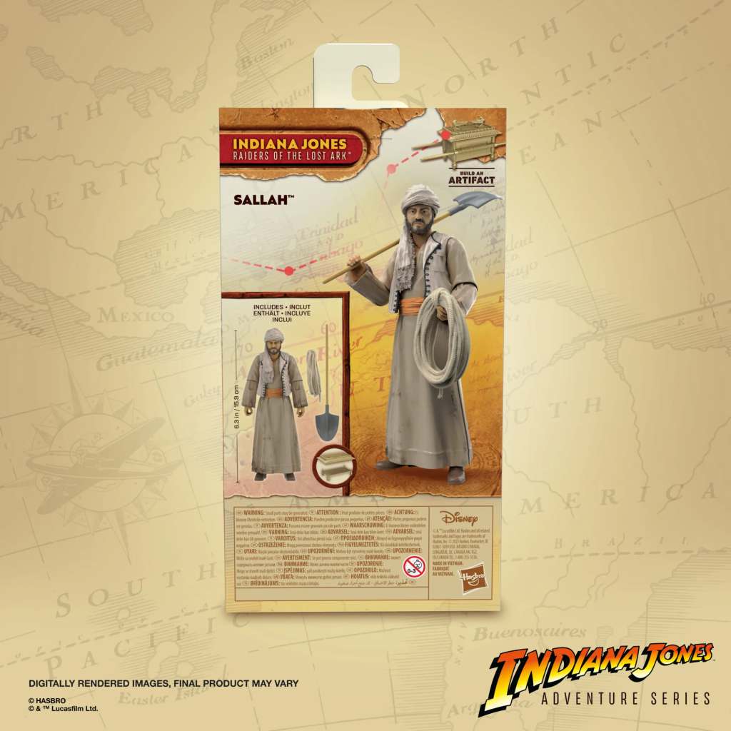 Indiana Jones Adventure Series Sallah Actionfigur hasbro
