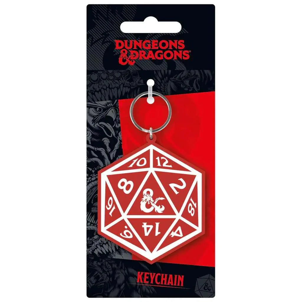 Dungeons & Dragons D20 Gummi Nyckelring - Robotto