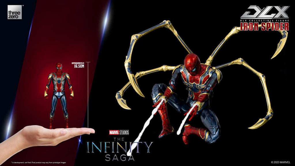 Infinity Saga Iron Spider DLX Actionfigur threea toys/threezero