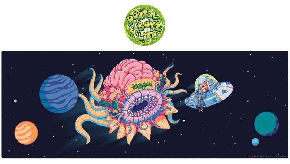 Rick and Morty XL Bordskydd och Glasunderlägg Set - Robotto
