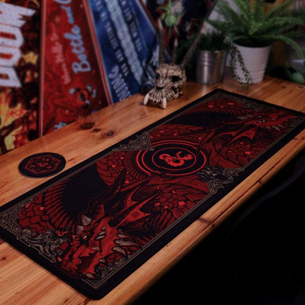 Dungeons & Dragons XL Skrivskydd och Glasunderlägg Set - Robotto