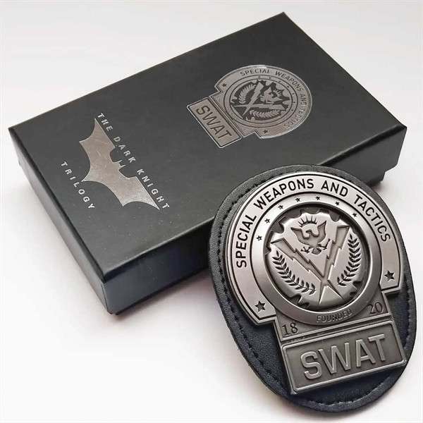 The Dark Knight Gotham City SWAT Badge fanattik
