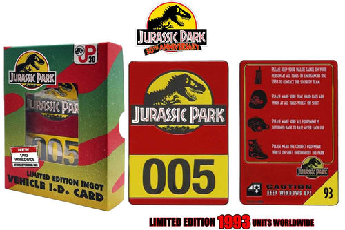 Jurassic Park 30th Anniversary Limited Edition Ingot fanattik