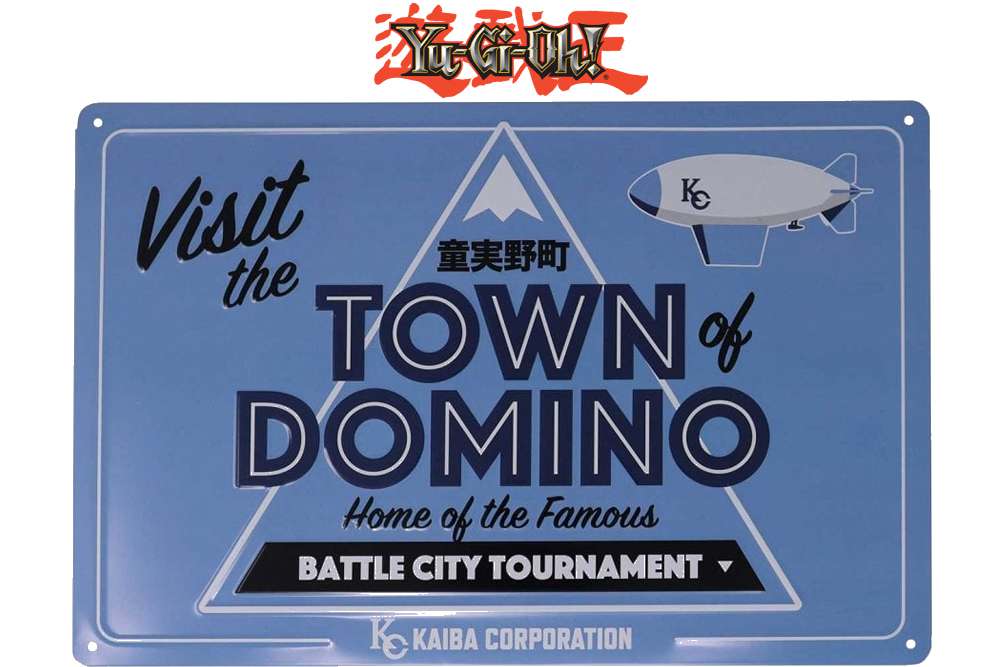 Yu-Gi-Oh! Domino Town Tin Skylt fanattik