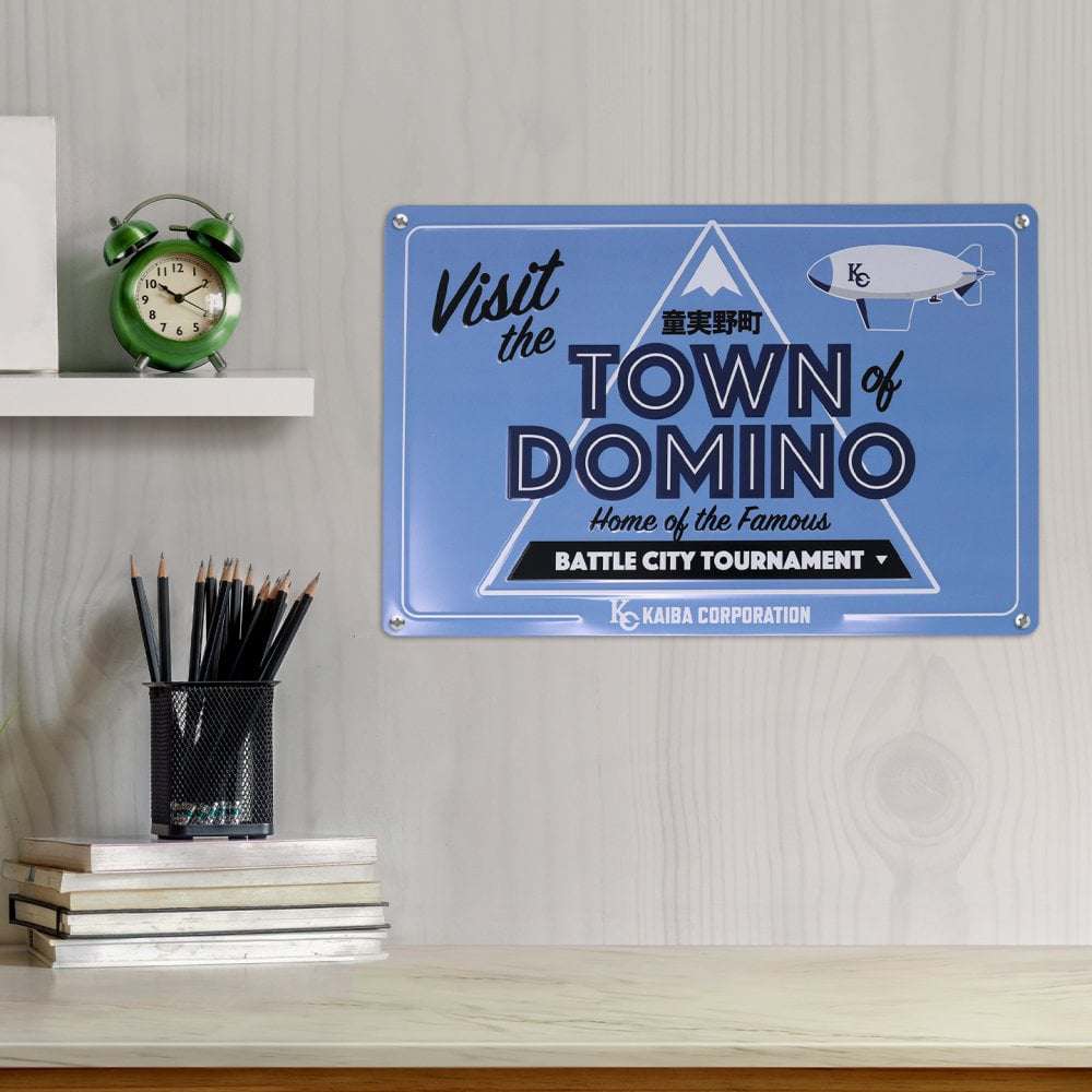 Yu-Gi-Oh! Domino Town Tin Skylt fanattik