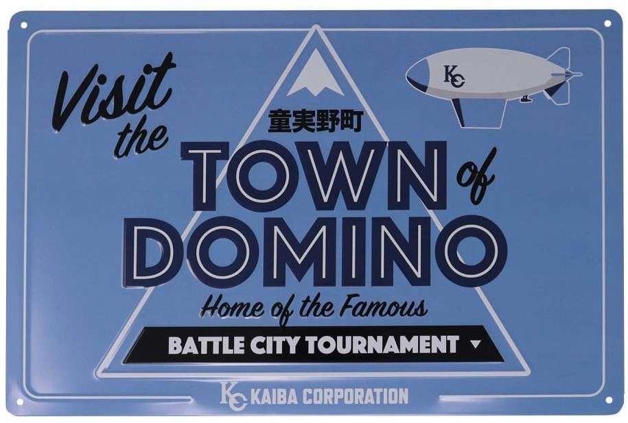 Yu-Gi-Oh! Domino Town Tin Skylt fanattik