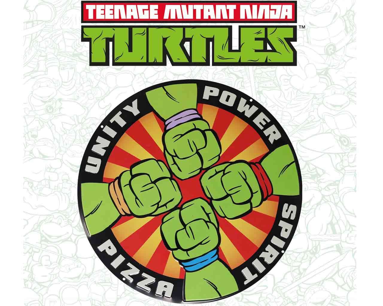 Teenage Mutant Ninja Turtles Pizza Power Tin Skylt fanattik