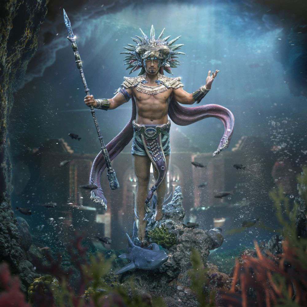 Black Panther WF King Namor 1/10 Staty iron studios