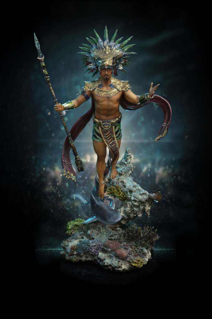 Black Panther WF King Namor 1/10 Staty iron studios