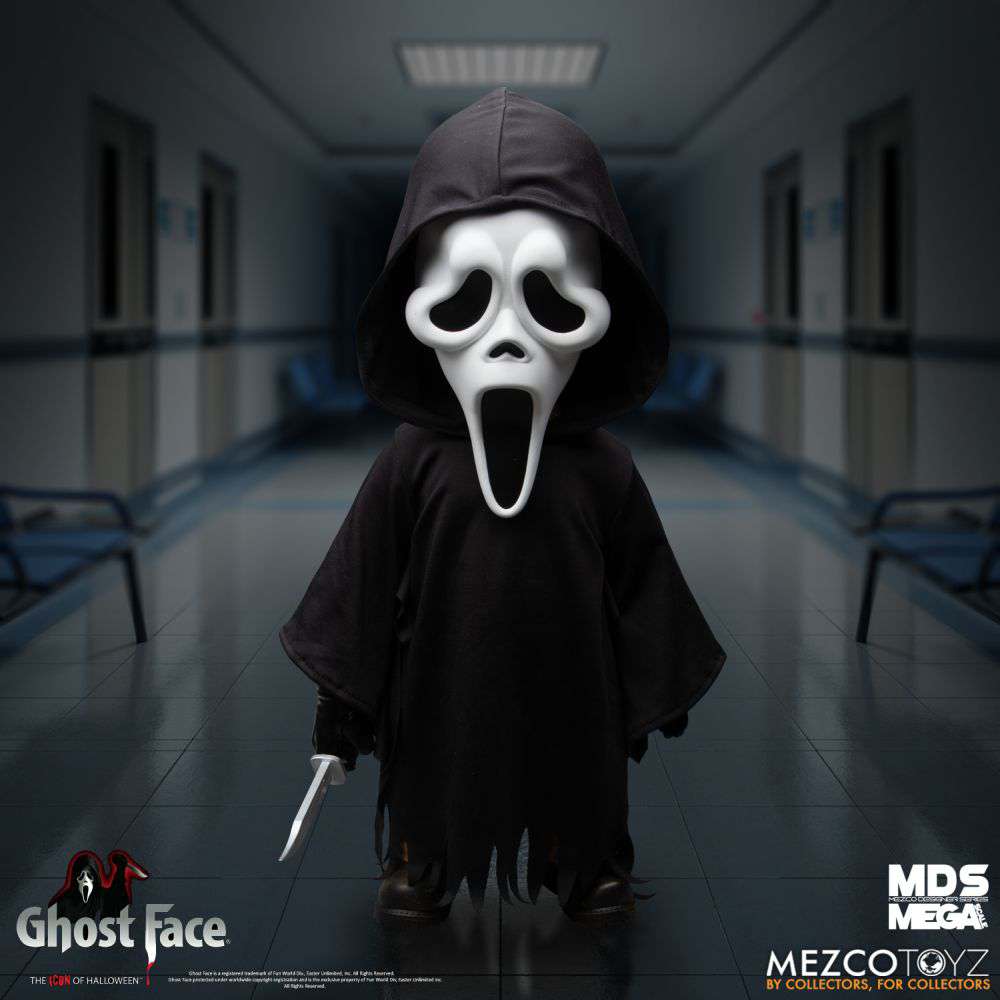 Mds Mega Scale Ghost Face AF – Samlarfigur i hög kvalitet Robotto