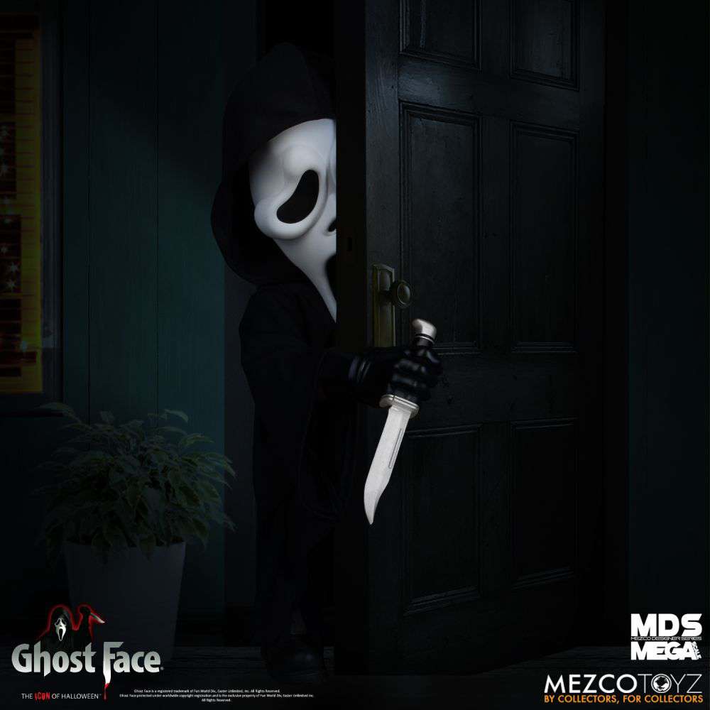 Mds Mega Scale Ghost Face AF – Samlarfigur i hög kvalitet Robotto