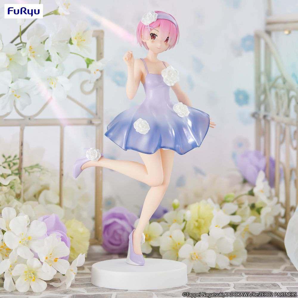 Re:ZERO Ram Flower Dress Trio Figur - Robotto
