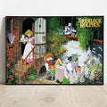 SHERLOCK HOUND TEA TIME WOOD PANEL - bild 1