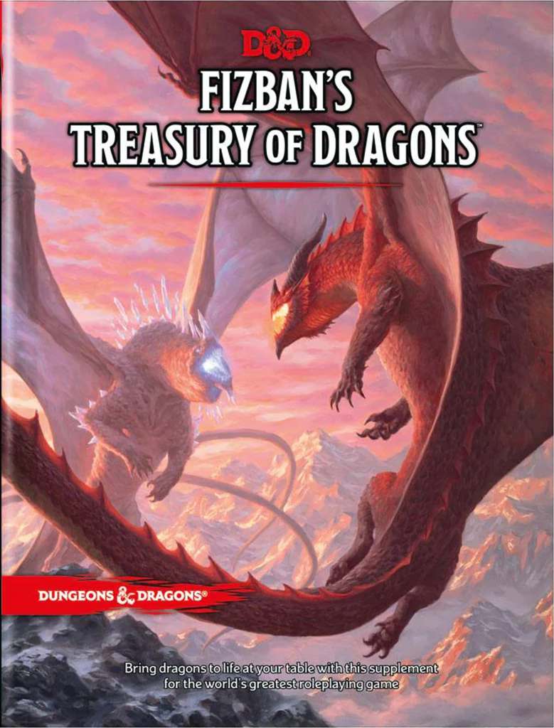 D&D Fizban's Treasury of Dragons - Engelsk Utgåva wizards of the coast