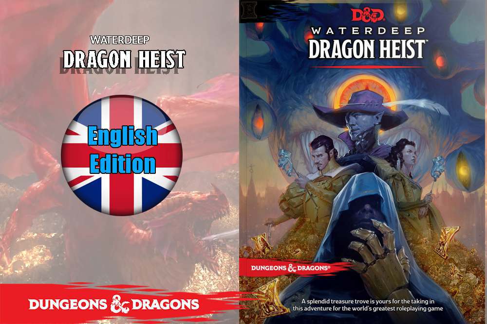 D&D Waterdeep: Dragon Heist (Engelska) - Spännande Äventyr för Dungeons & Dragons wizards of the coast
