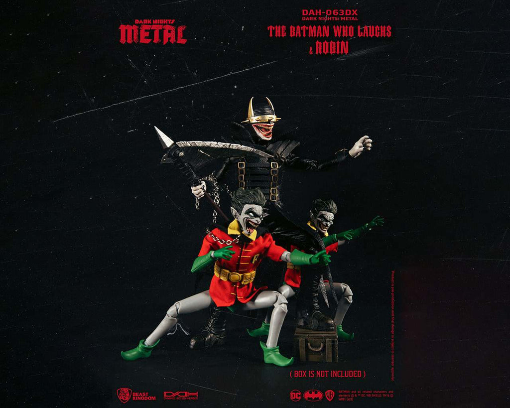Dn Metal Batman Laughs + Robin DAH Ltd Figur beast kingdom