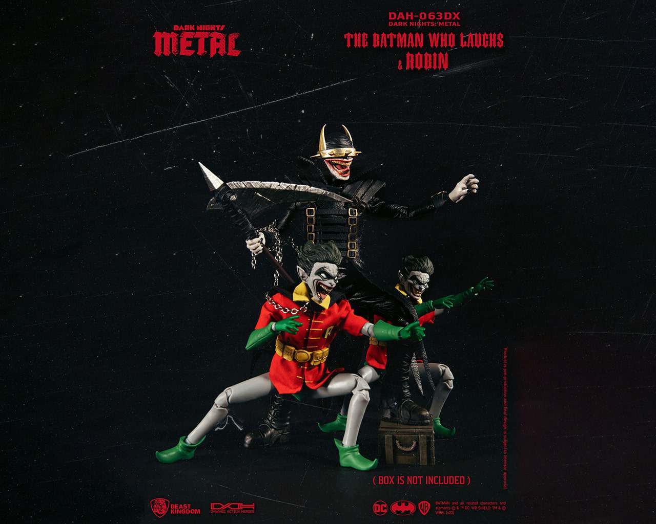 Dn Metal Batman Laughs + Robin DAH Ltd Figur beast kingdom
