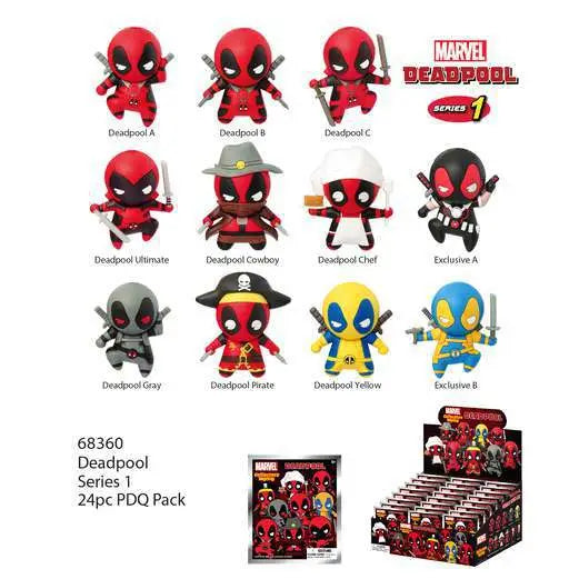 Deadpool S1 Bag Clip Blind Box (24)