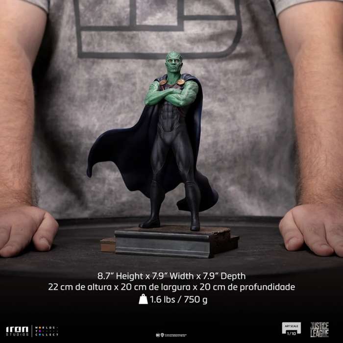 Snyder JL Martian Manhunter 1/10 CCXP Staty iron studios