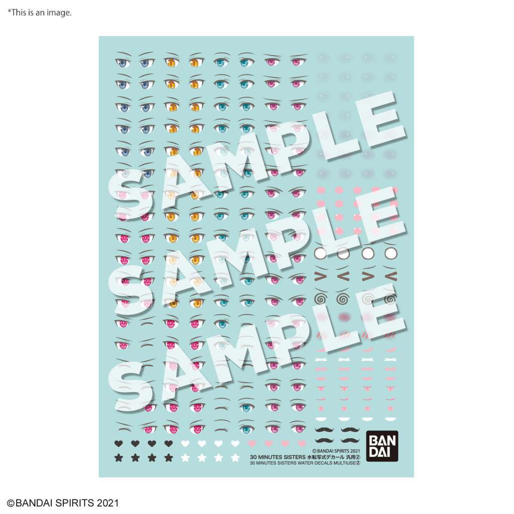 30ms Vatten Decals Multiuse 2 bandai model kit gunpla