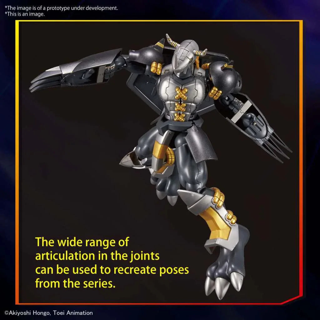 Figure Rise Blackwargreymon - Byggsats för Digimon-fans - Robotto