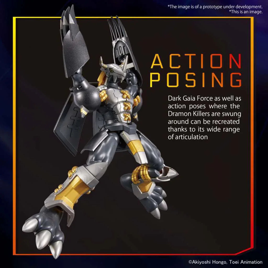 Figure Rise Blackwargreymon - Byggsats för Digimon-fans - Robotto